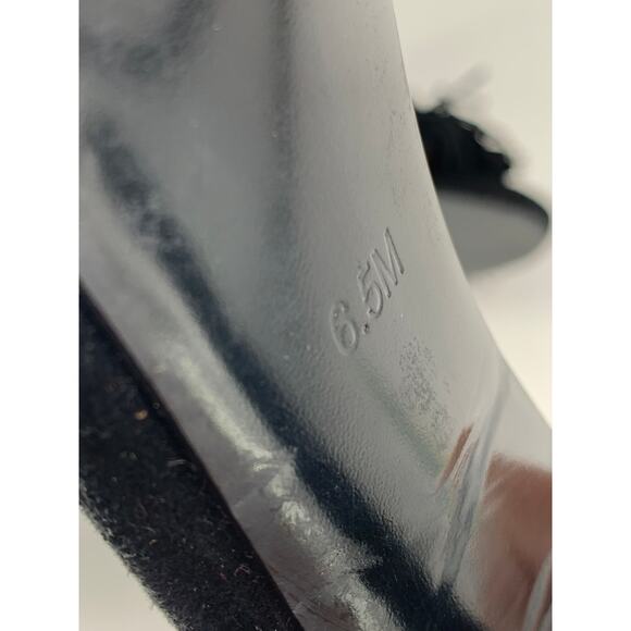 STEVE MADDEN Women's Black Leather Sassey Fringe Gladiator Stiletto Heels SZ 6.5 - Picture 9 of 10